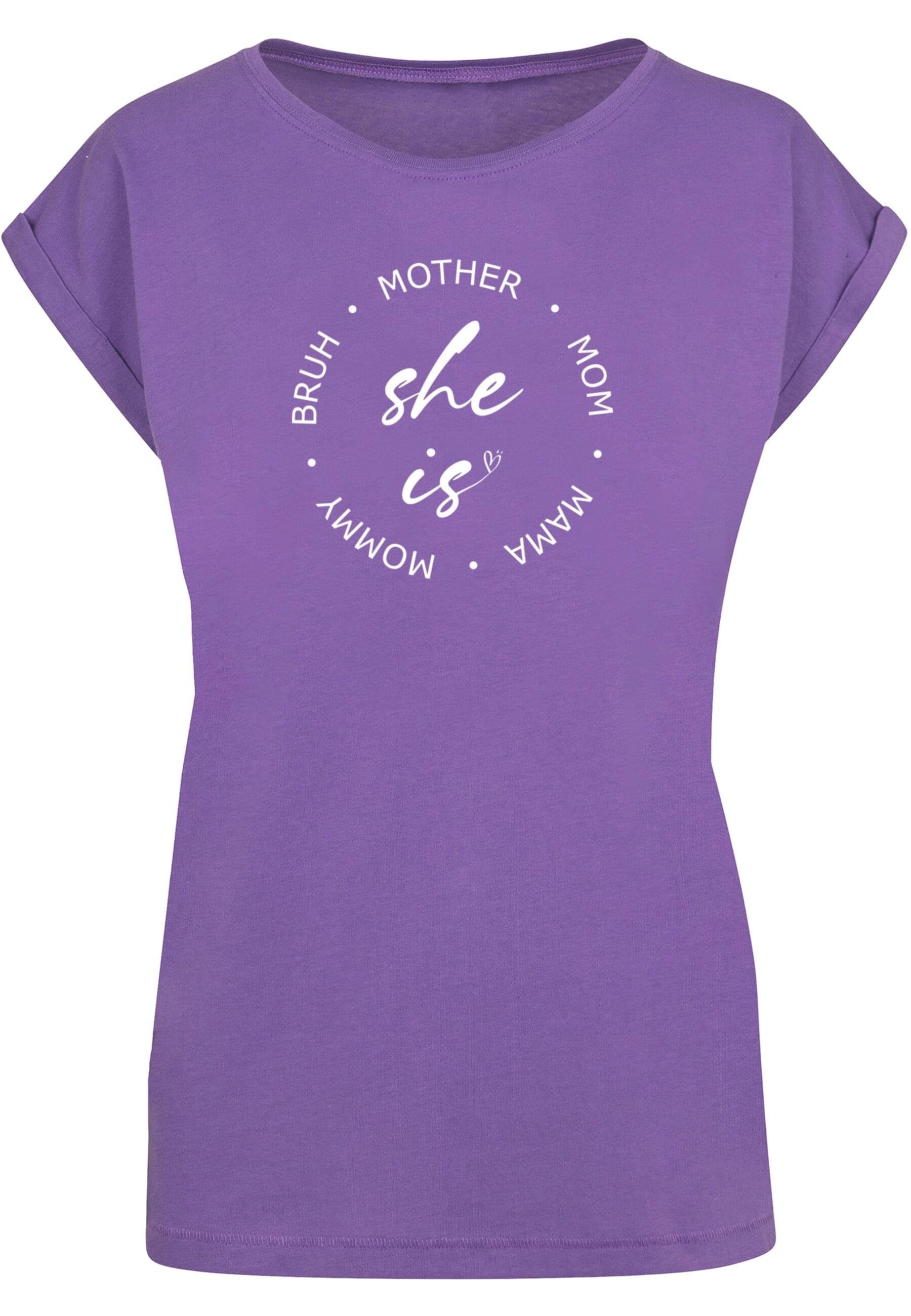 Merchcode T-Shirt Damen Ladies Mothers Day - She is T-Shirt (1-tlg)