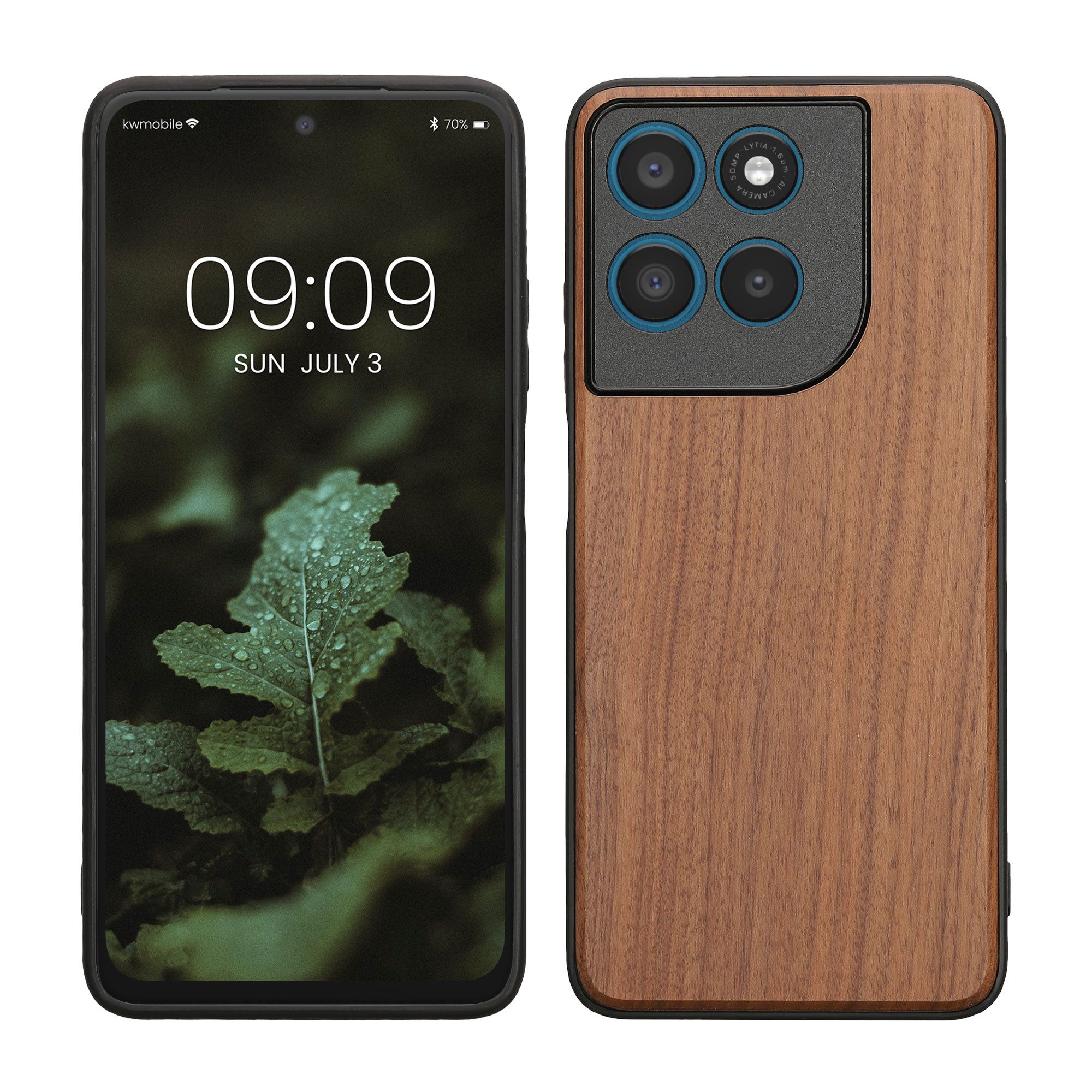 kwmobile Smartphone-Hülle Bumper Handyhülle für Motorola Moto G57 Power / Moto G67 Power, Hülle Handy Case Cover