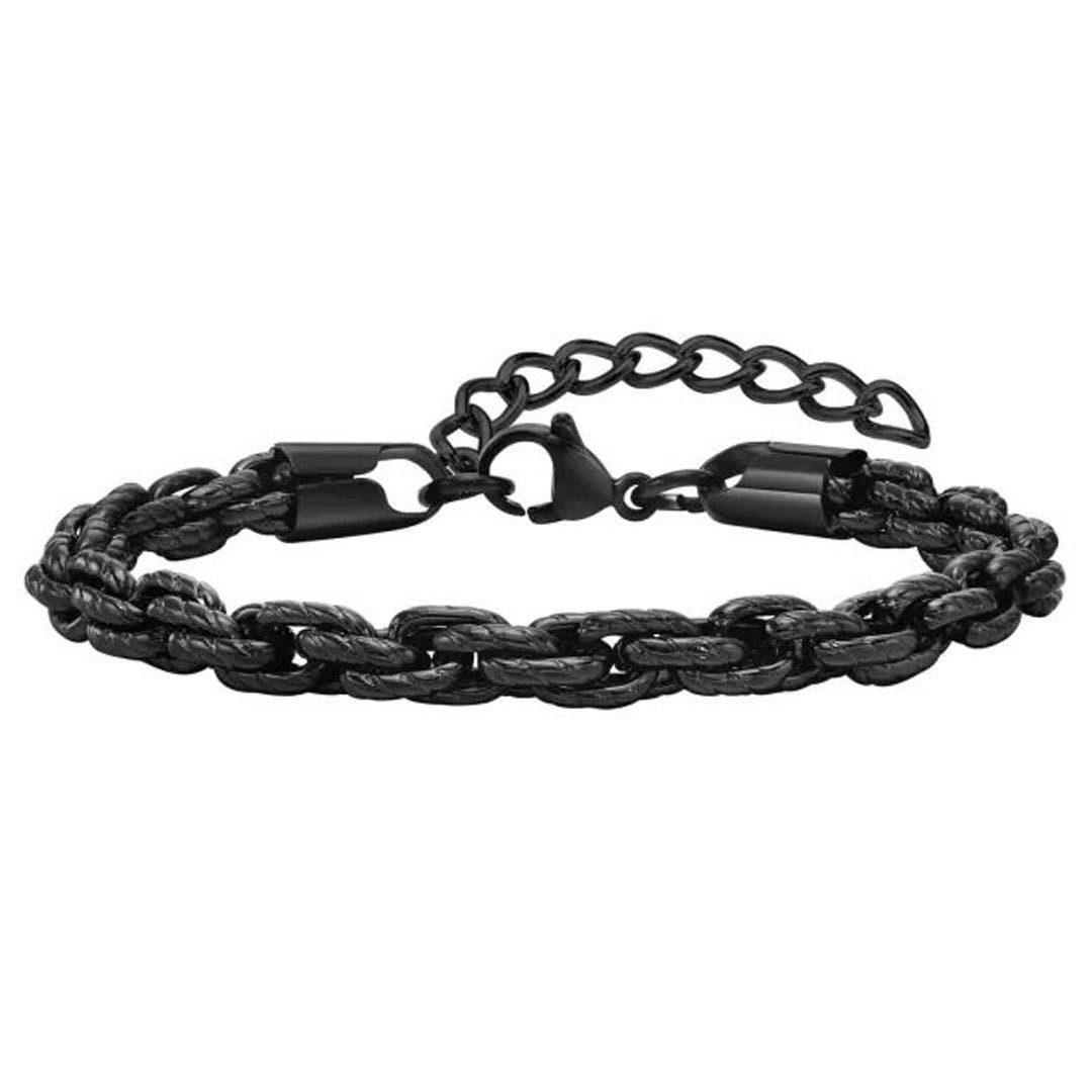 Order & Smile Schmuck Armkette Armkette Edelstahl Armband für Damen und Herren