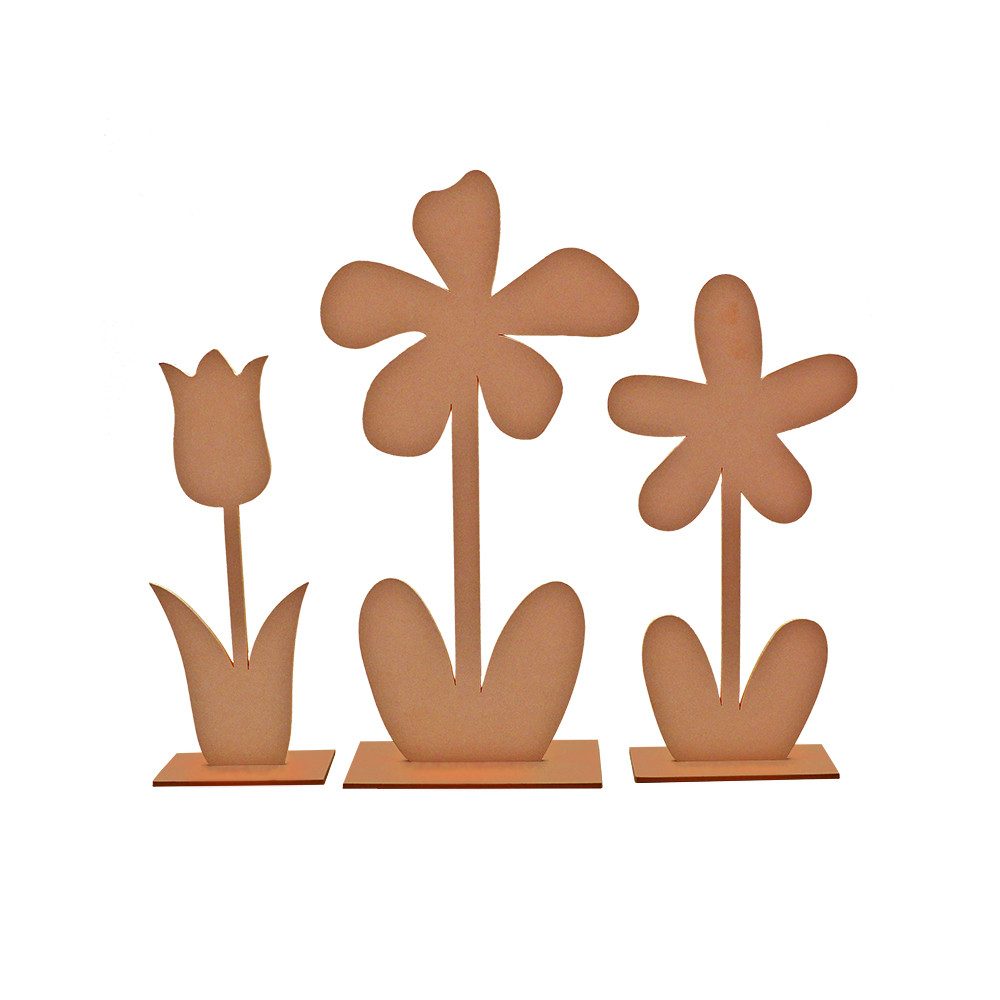 Kunstpflanze 3er Set Deko Blumen - Florale Dekoration - Verschiedene Ausführungen, HR Direktverkauf GmbH, 3er Set