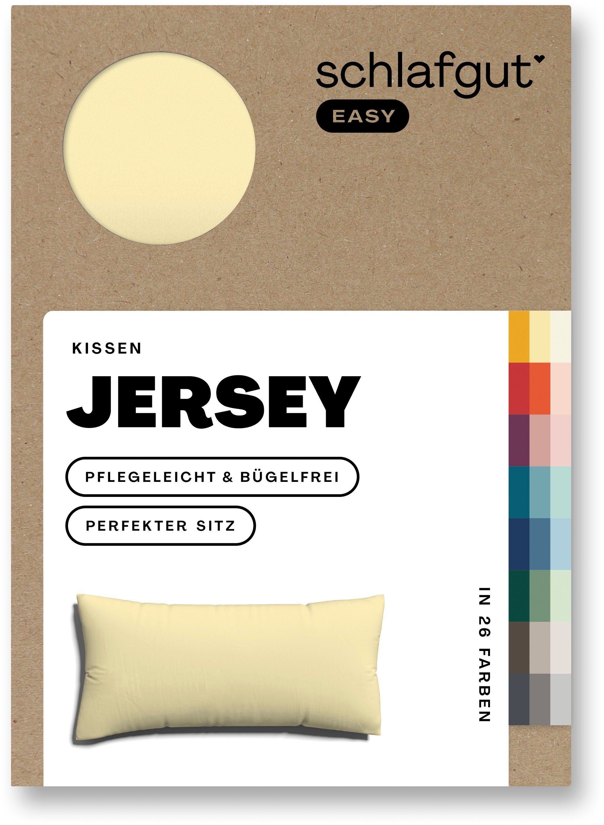 Schlafgut Kissenbezug EASY Jersey, (1 Stück), günstig online kaufen