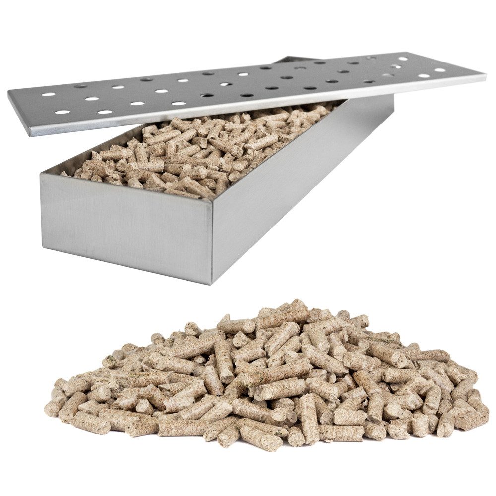 Flameup Holzpellets Buche Pellets 30 kg Grill Smoker Pizzaofen Rauch BBQ Holz Grillen, 30 kg