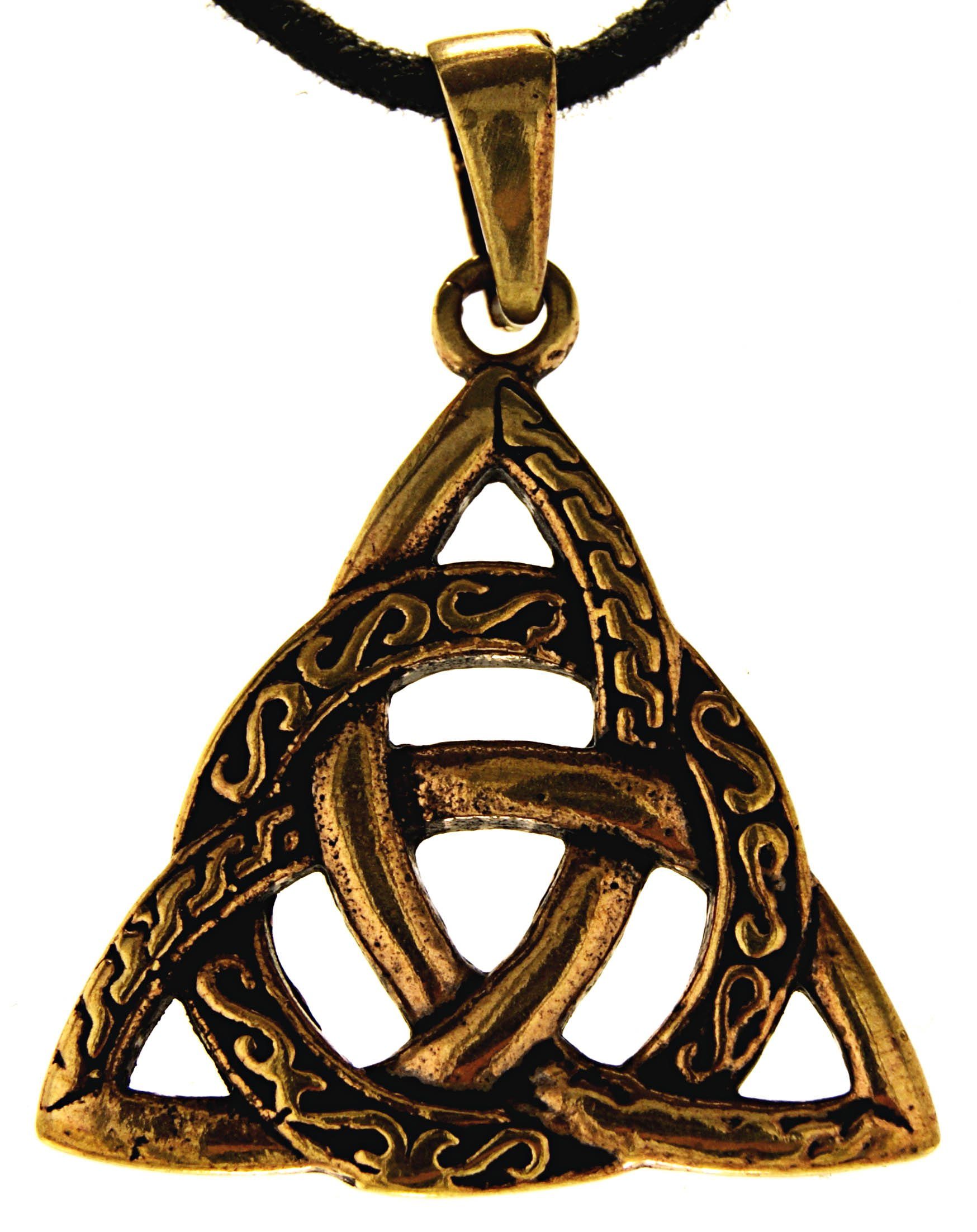 Kettenanhänger Keltenknoten Bronze Anhänger Band keltischer Knoten Kelten keltisch
