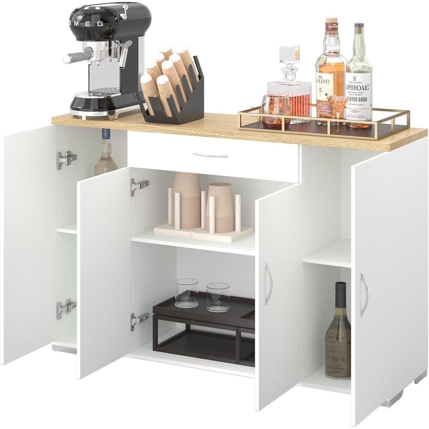 LuxusKollektion Kommode Kommode Weiß Anti-Kipp-Funktion schmal 30 cm 3 Fächer