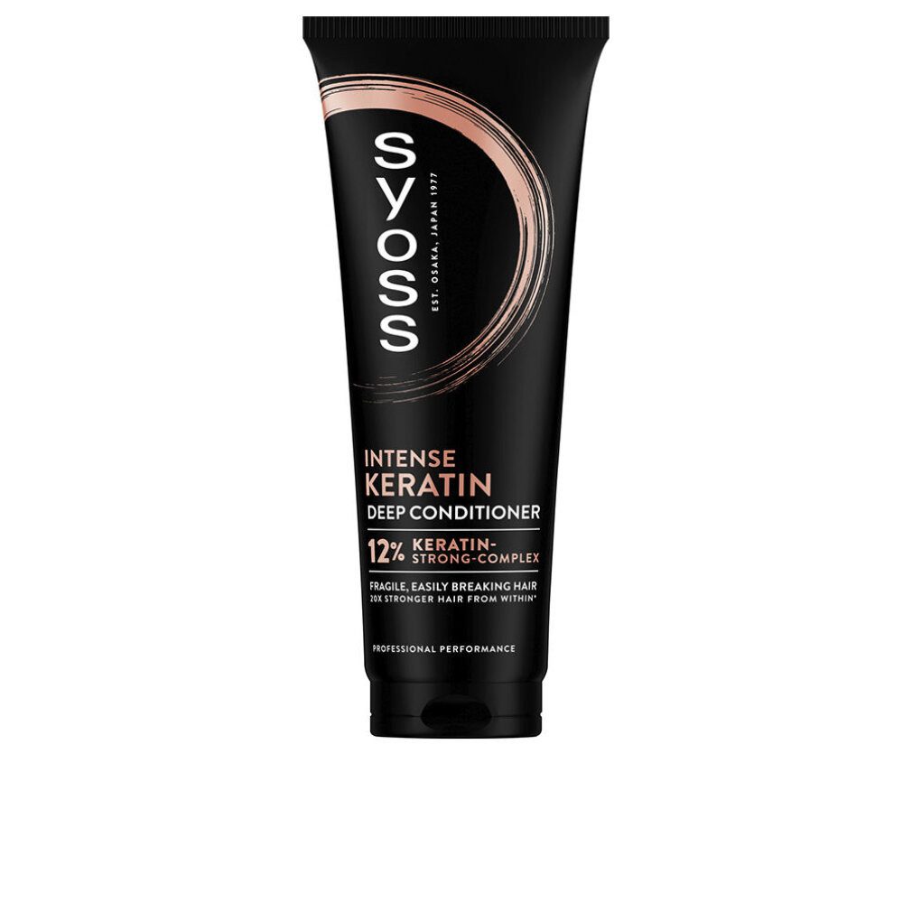 Schwarzkopf Haarshampoo SYOSS Keratin Intensiv-Spülung zur Kräftigung von brüchigem Haar 250ml