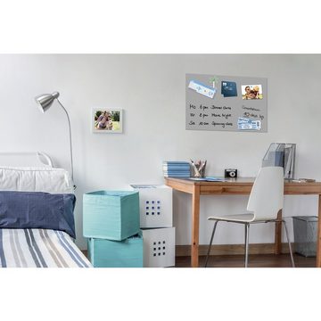 BE!BOARD Magnettafel BE! Board Glas-Magnetboard B1206 Grau (B x H) 60 cm x 40 cm B1206