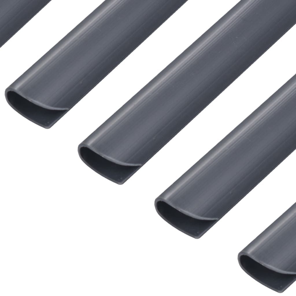 vidaXL Draht Clips für Sichtschutzstreifen 100 Stk. PVC Anthrazit, (100St)