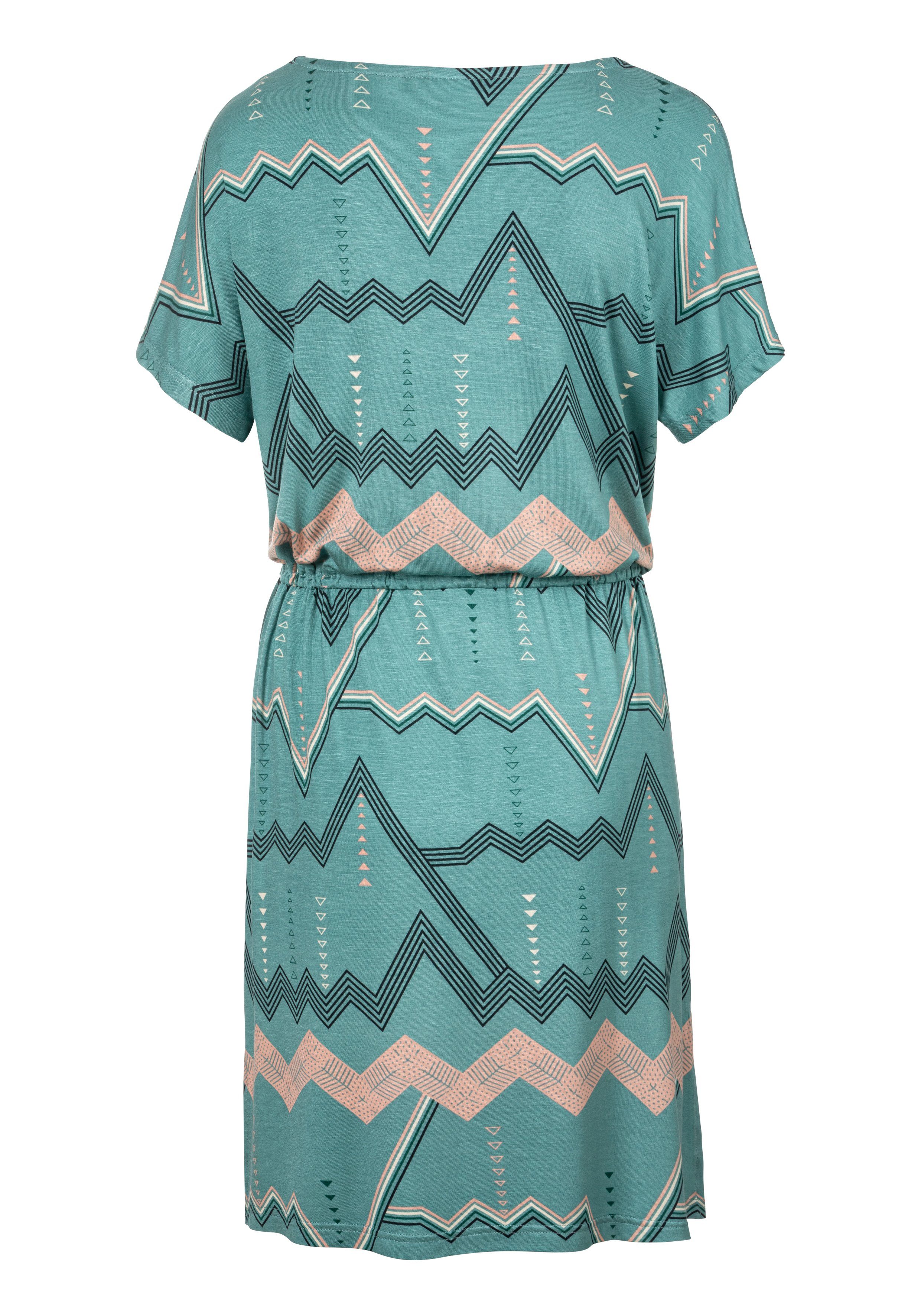 LASCANA Sleepshirt (1-teilig) mit grafischem Zick-Zack Muster