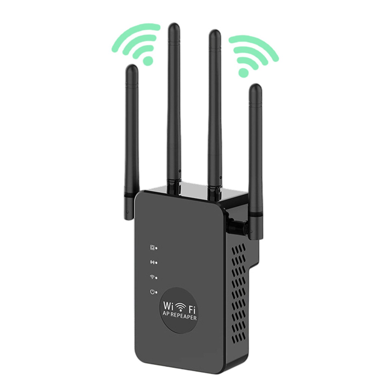 Refttenw 1200Mbit/s Wlan Repeater Wlan Verstärker, AP Modus, Dualband 5G/2,4GHz WLAN-Repeater, bis zu 200 m²-kompatibel