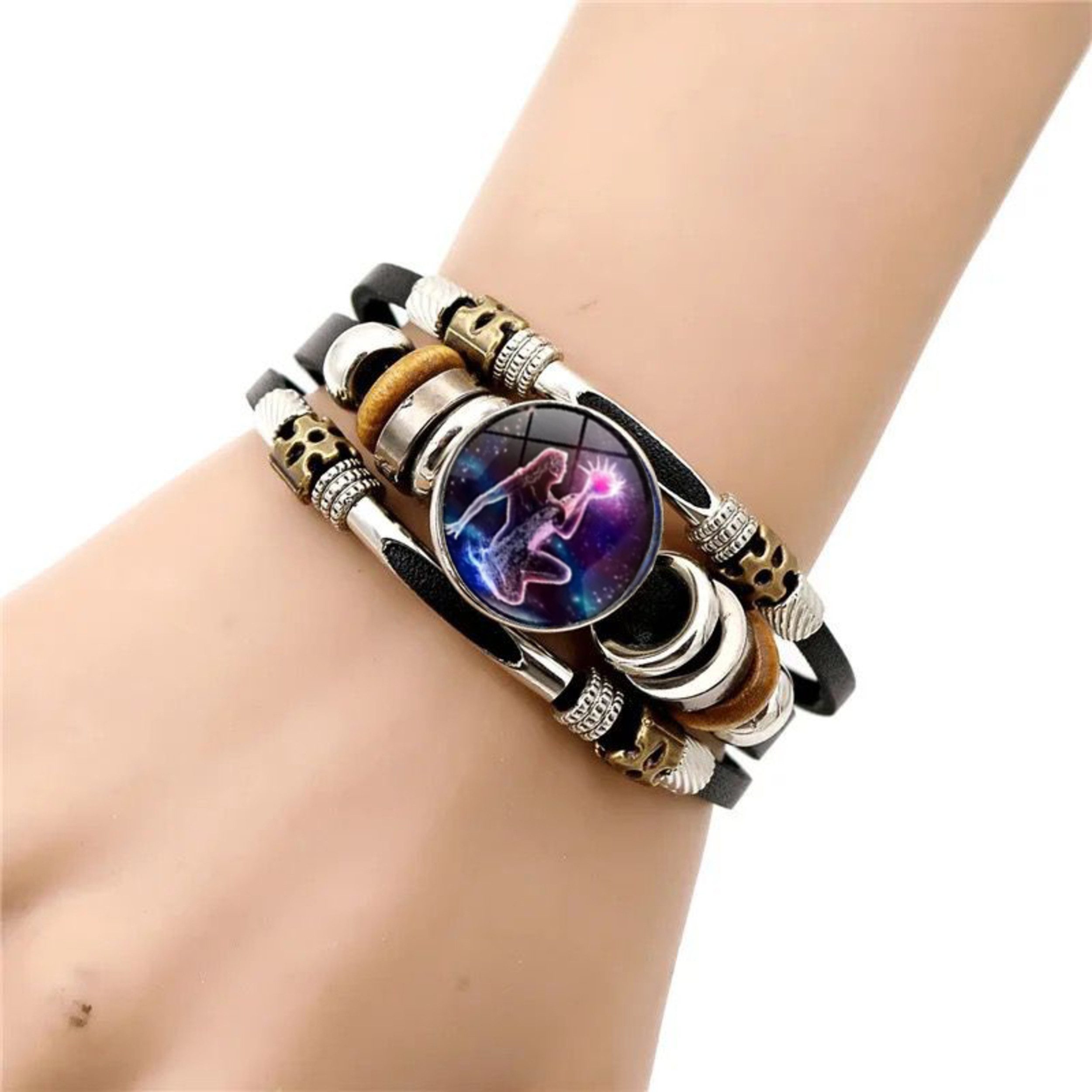 Stelby Armband mit Gravur Armband Sternzeichen Wassermann mit 3D Gravur im günstig online kaufen