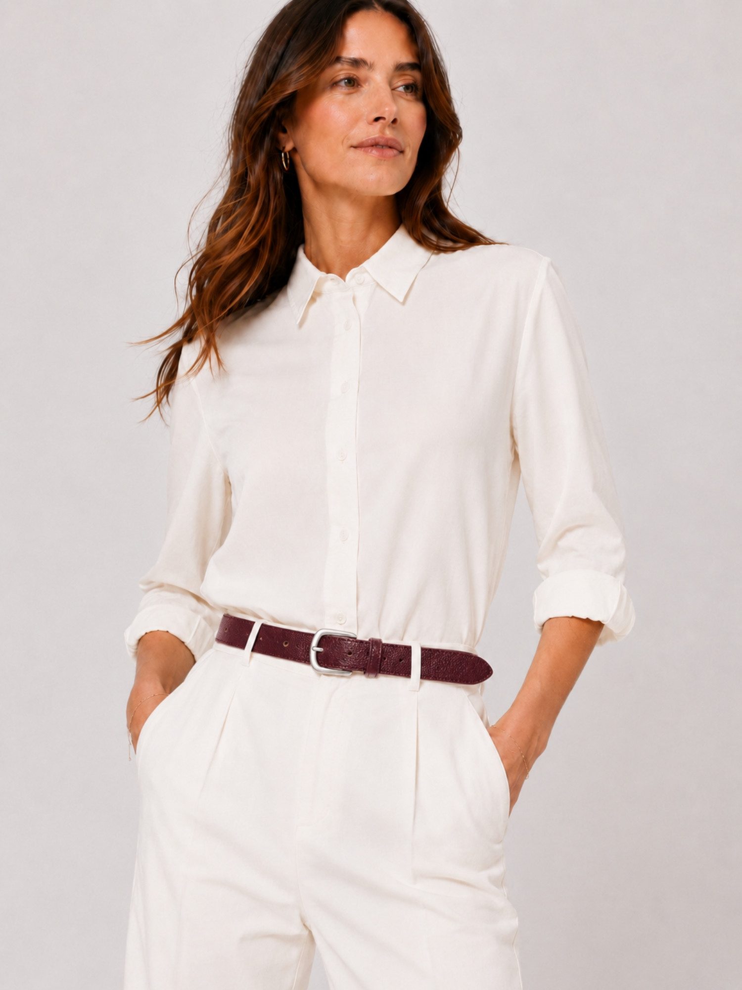 Adel Bags Ledergürtel Damen Gürtel, 3 cm Breit, verschiedene Farben,Hergestellt in Italien – Bild 3 von 4