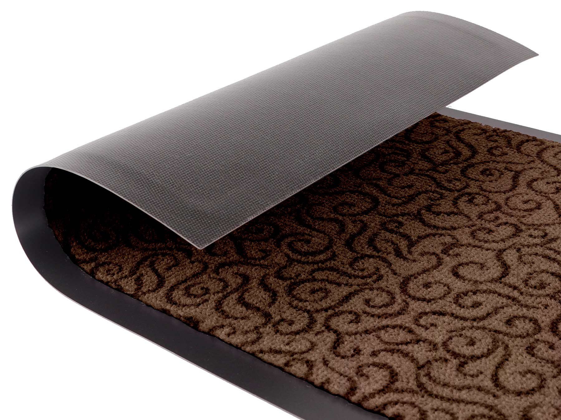 in Rechteckig, mm Schmutzfangmatte Fußmatte 6 Primaflor-Ideen PERU, Höhe: Textil,