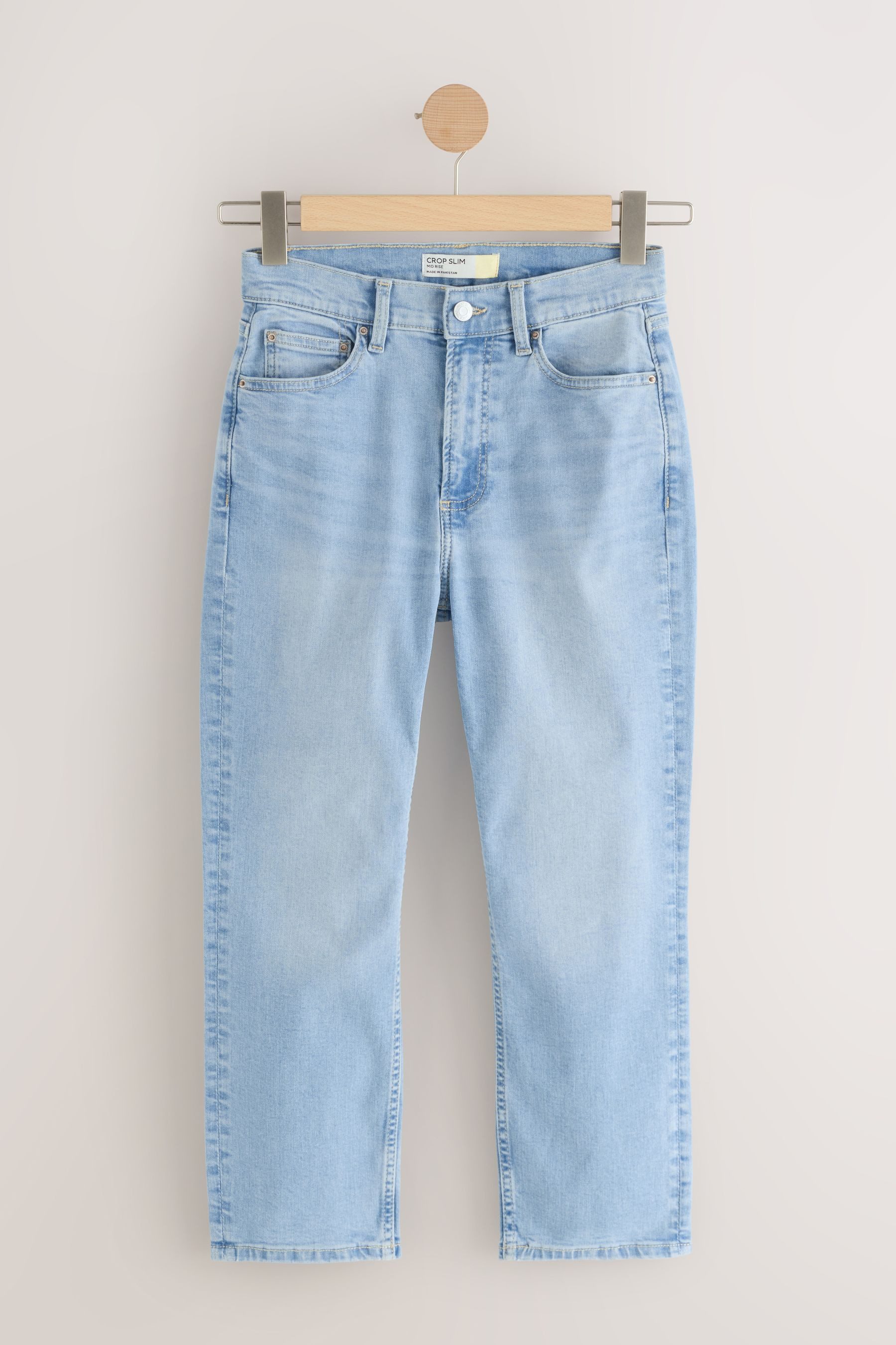Next Slim-fit-Jeans Verkürzte Slim Fit Jeans (2-tlg)