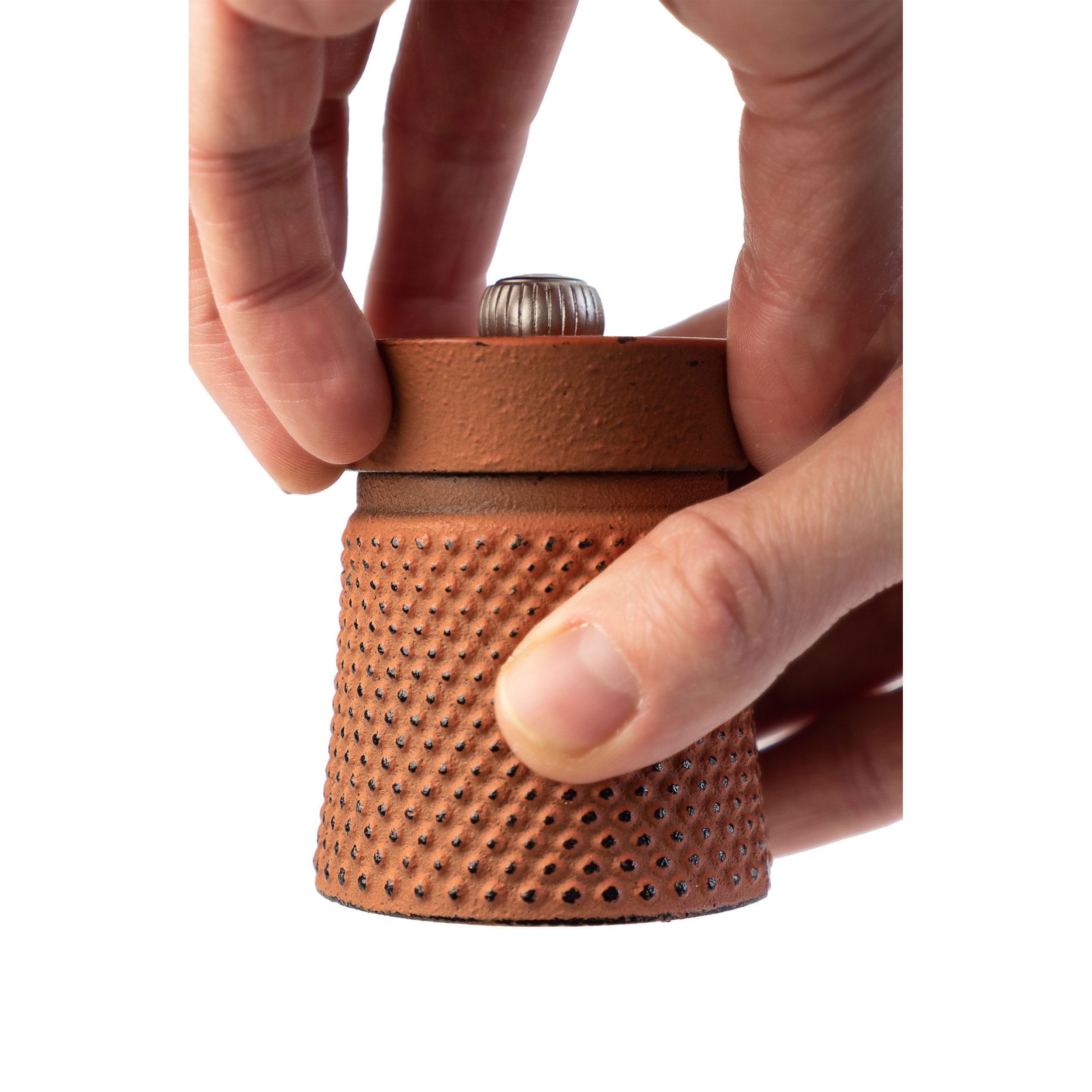 PEUGEOT Pfeffermühle BALI FONTE 8cm Gusseisen Orange Mit Sichuanpfeffe Manuell