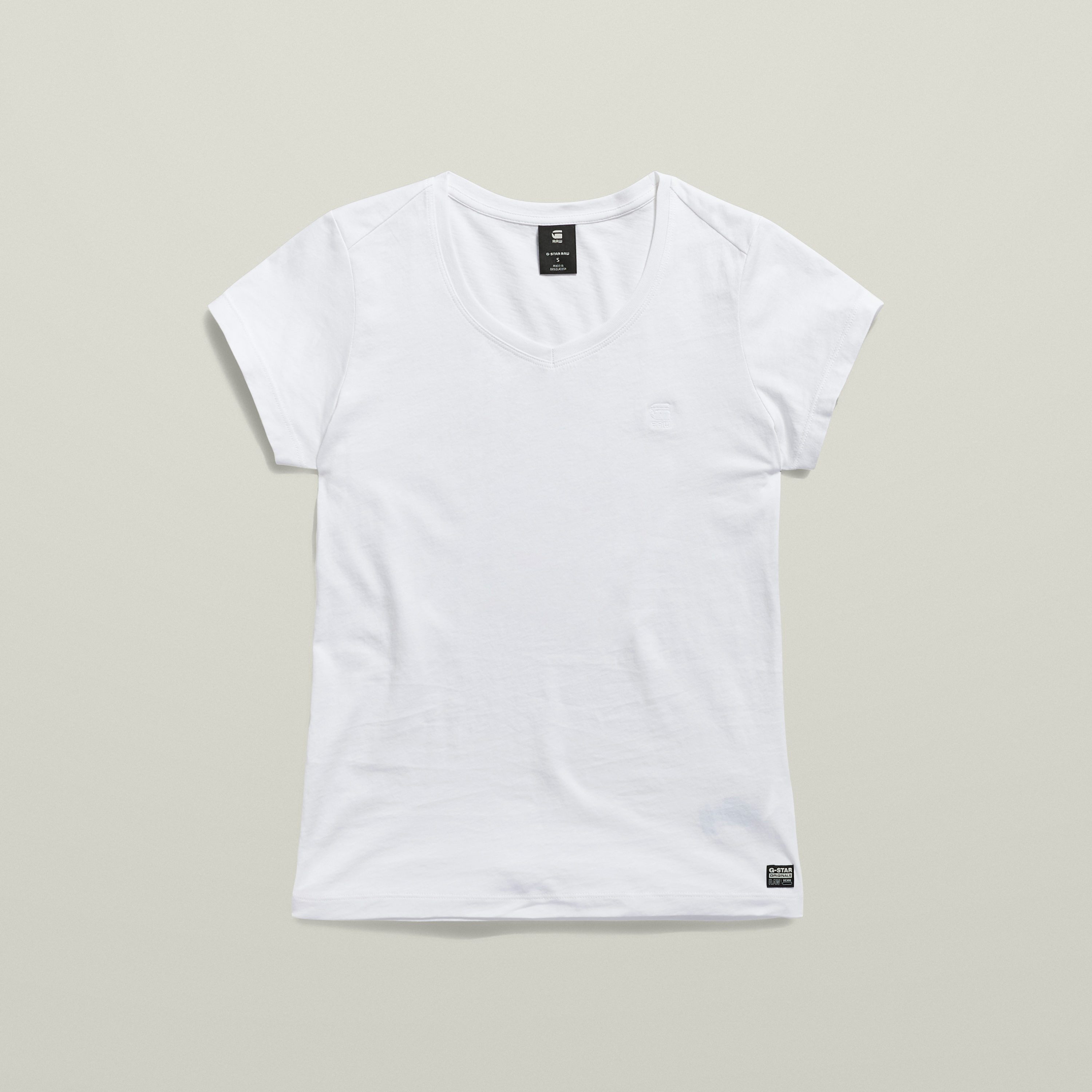 G-STAR V-Shirt Eyben mit Label – Bild 5 von 5