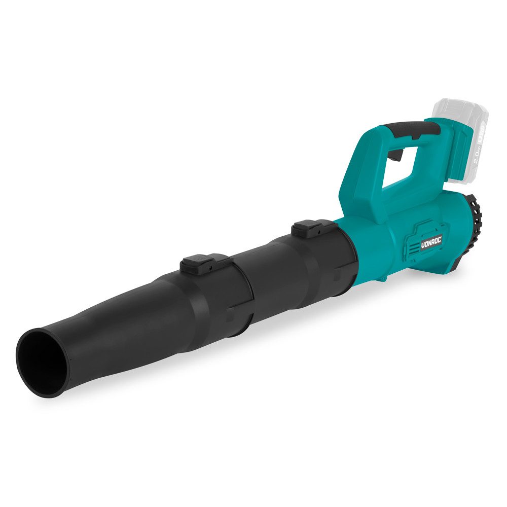 VONROC Akku-Laubbläser Akku 20V [Axial Design] - Luftgeschwindigkeit 129 kmh -, Blasleistung 7m³- Exkl. Akku und Ladegerät