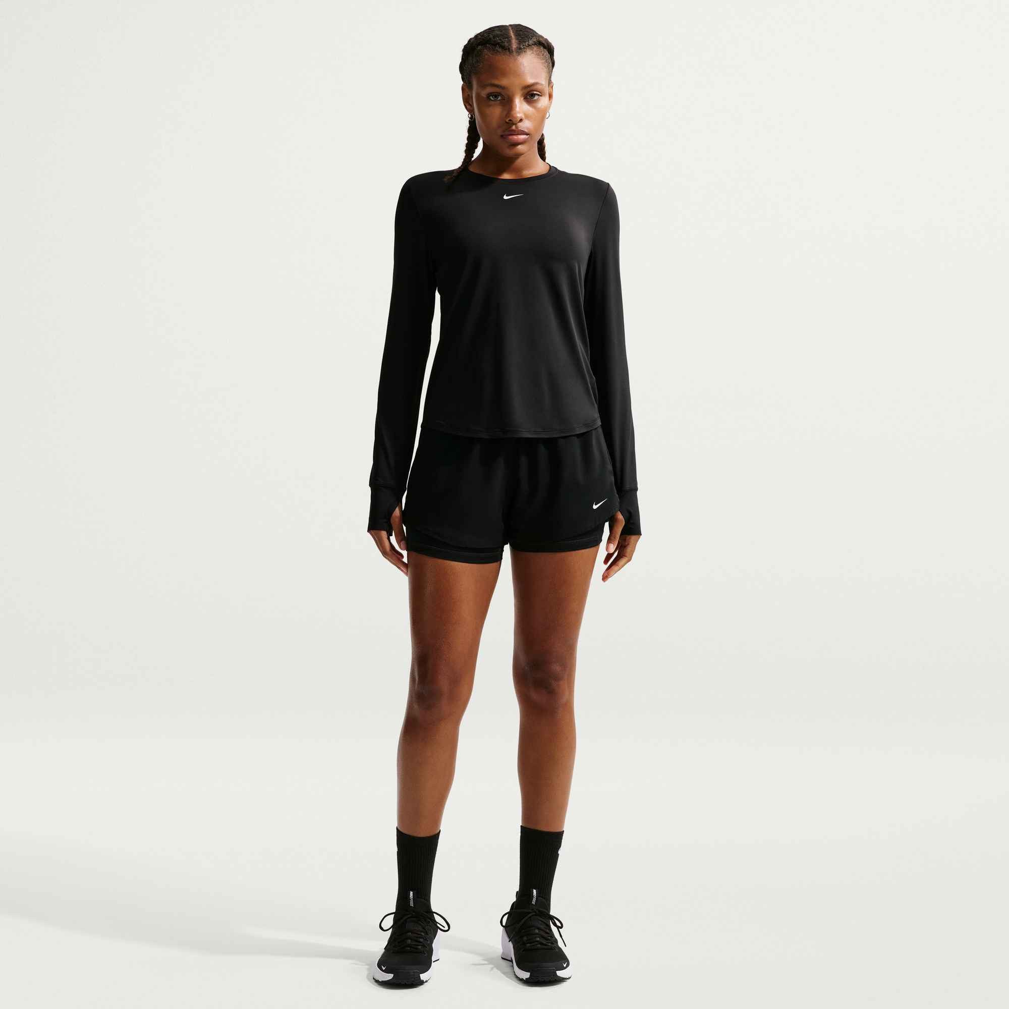 Nike Funktionsshirt Nike One Classic Women's Dri-FIT Long-Sleeve Top mit Rundhalsausschnitt, schweißableitend