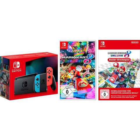 Nintendo Switch, inkl. Mario Kart 8 Deluxe und Booster-Streckenpass