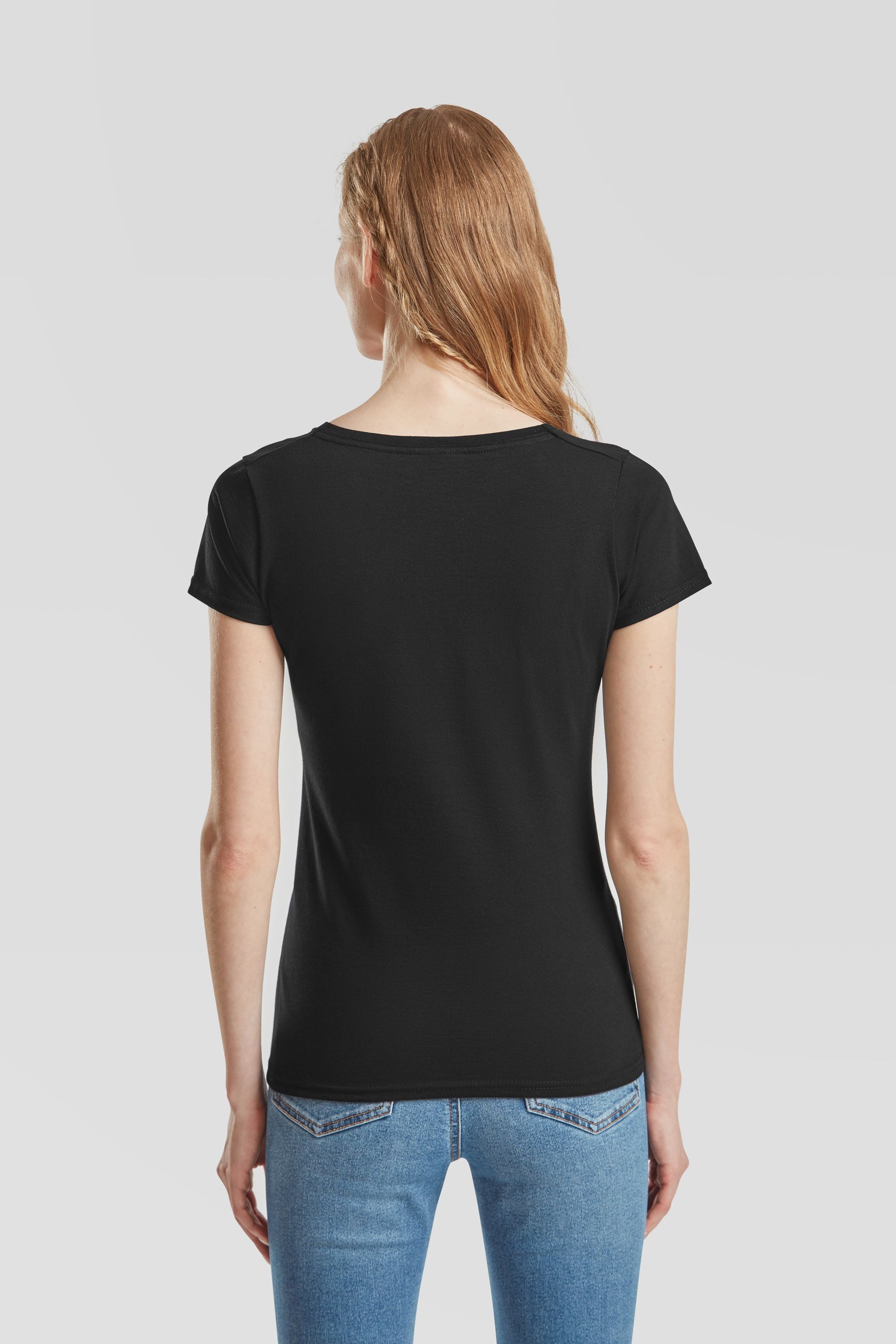 Fruit of the Loom V-Shirt Ladies Valueweight V-Neck T