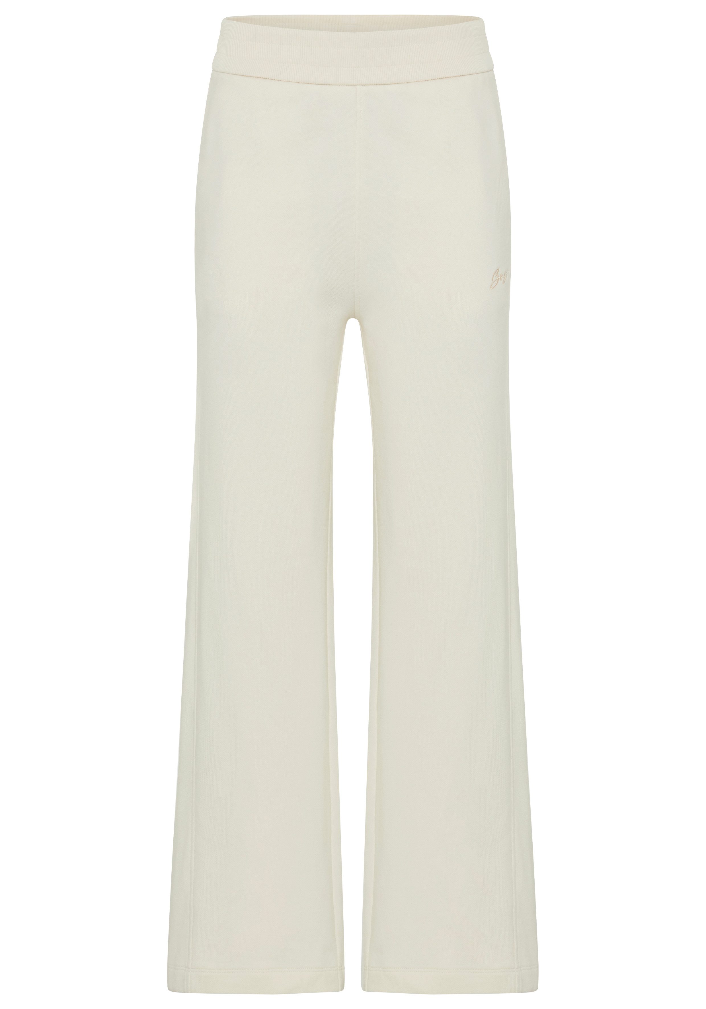 BOSS ORANGE Jogger Pants Endless Premium Damenmode mit geripptem Bund, gerade geschnitten