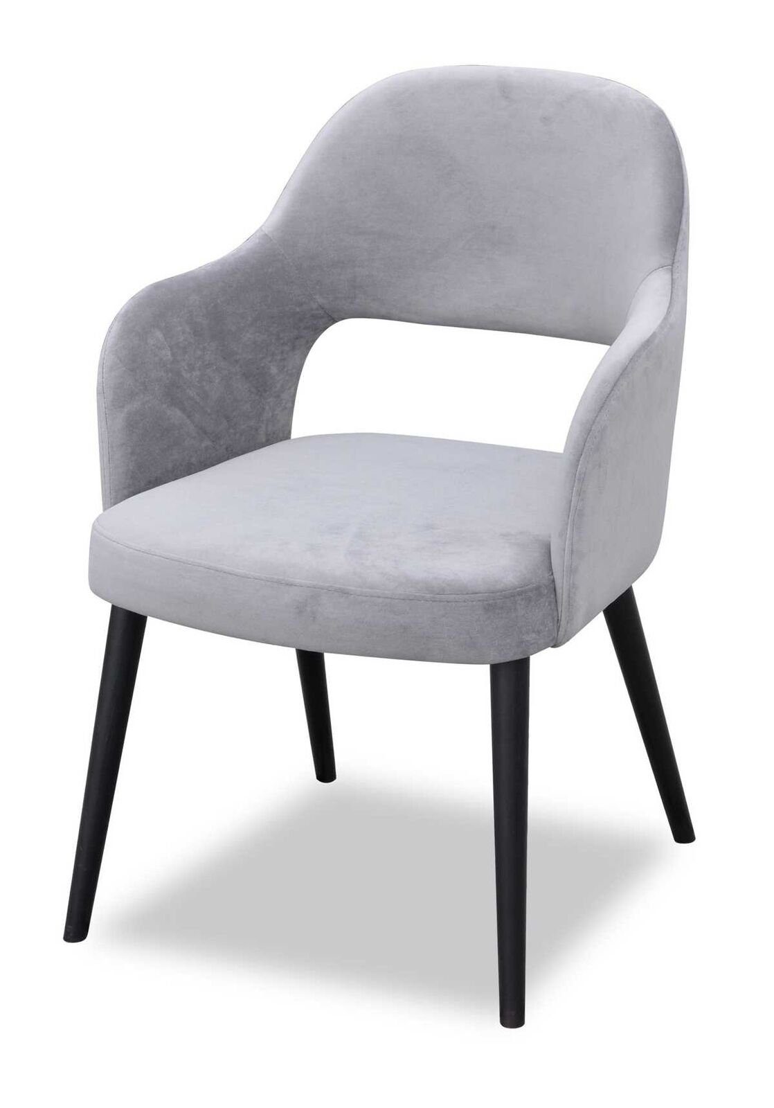 JVmoebel Stuhl Design Stuhl Lehnstuhl Polster Stühle Luxus Textil Sessel Esszimer Neu (1 St)