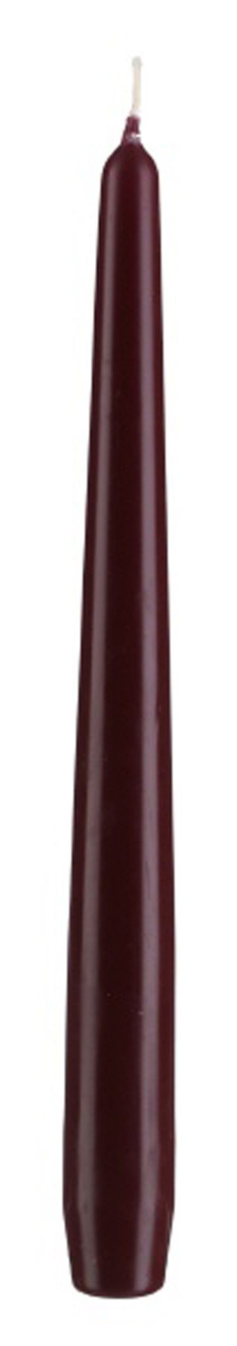 Kopschitz Kerzen Spitzkerze Spitzkerzen Bordeaux 240 x Ø 23 mm, 12 Stück
