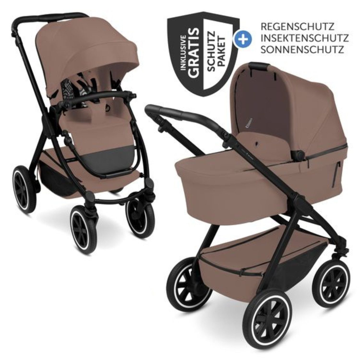 Kombi-Kinderwagen Samba 2 - Dark Beige