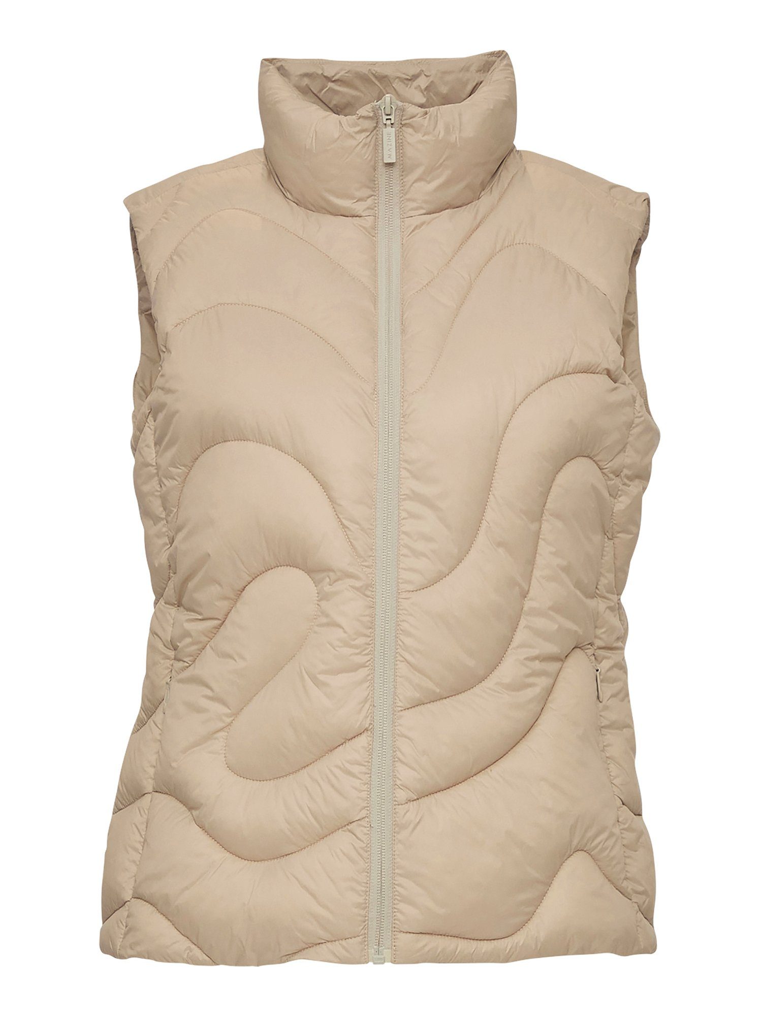 MAZINE Steppweste Nor Light Padded Vest warm isolierend light taupe