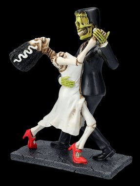 Figuren Shop GmbH Dekofigur Skelett Figur - Frankensteins Monster & Braut tanzend - Gothic Deko
