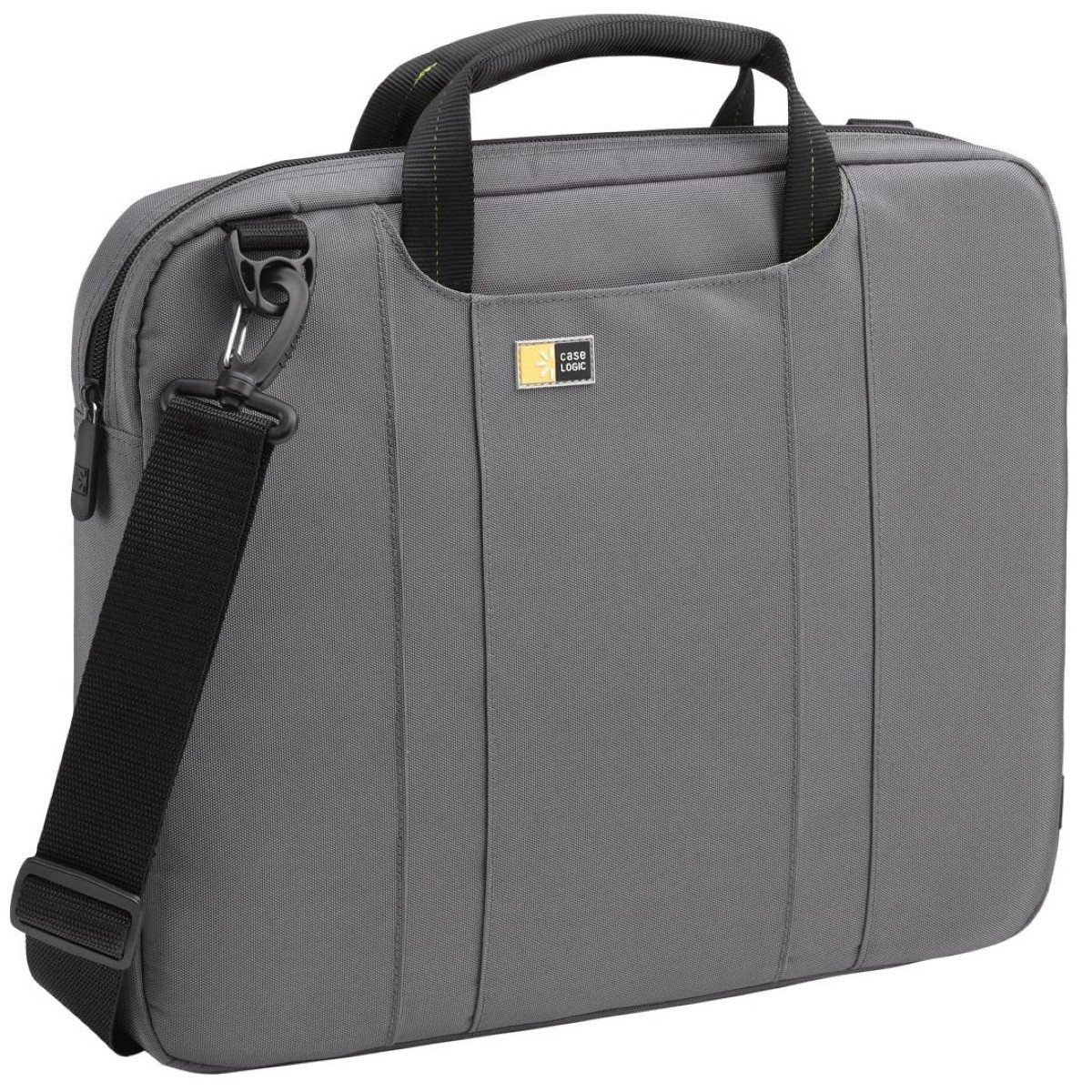 Laptoptasche Notebook-Tasche Nylon Grau 12" bis 14"