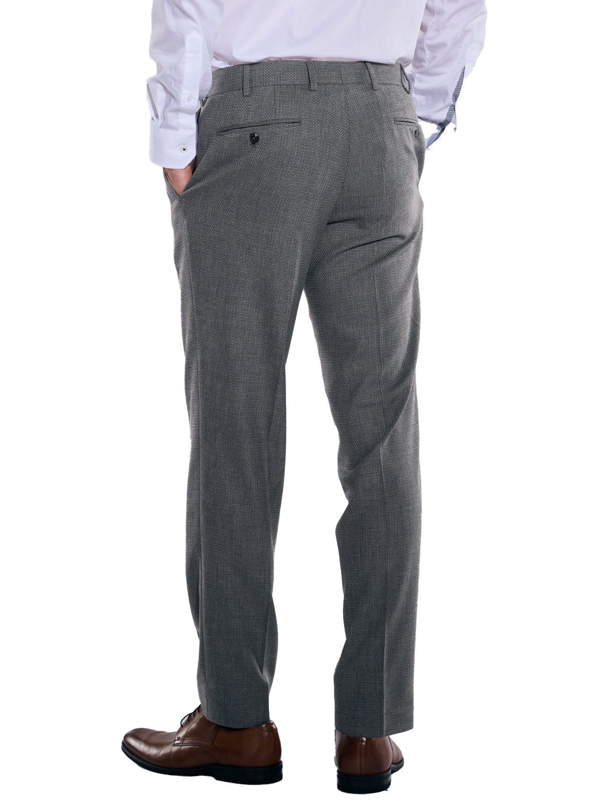 Engbers Anzughose engbers Herren Anzughose regular, Grau günstig online kaufen