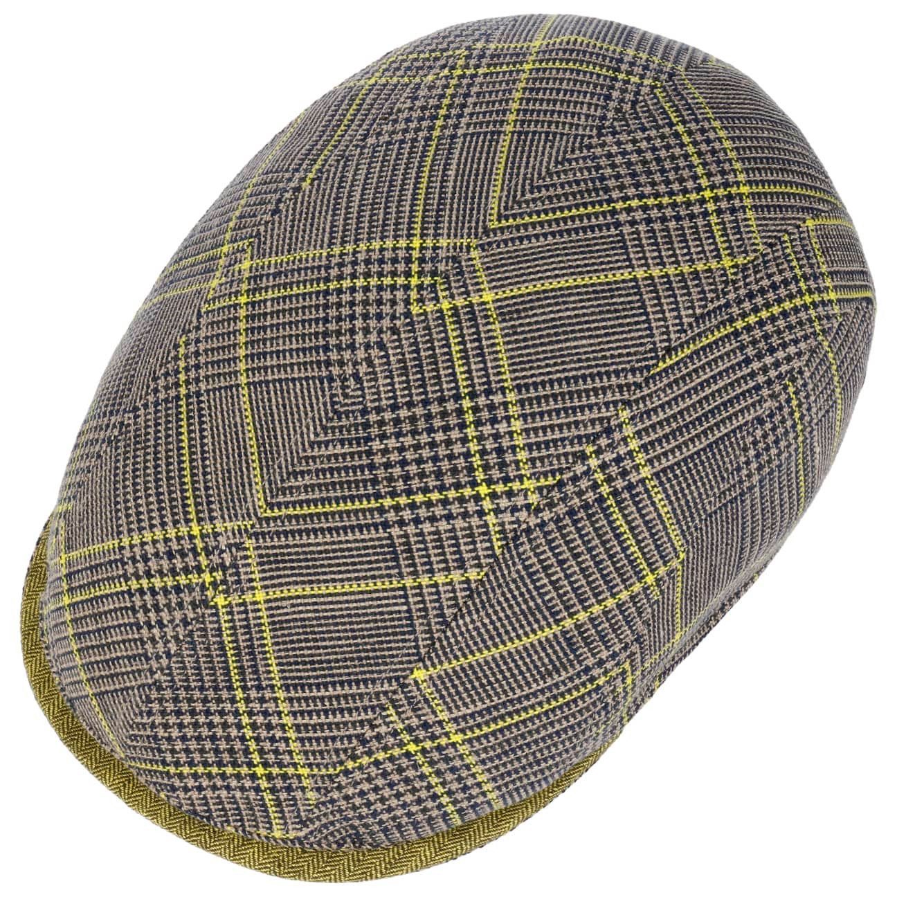 Alfonso D´Este Flat Cap (1-St) Schirmmütze mit Schirm, Made in Italy
