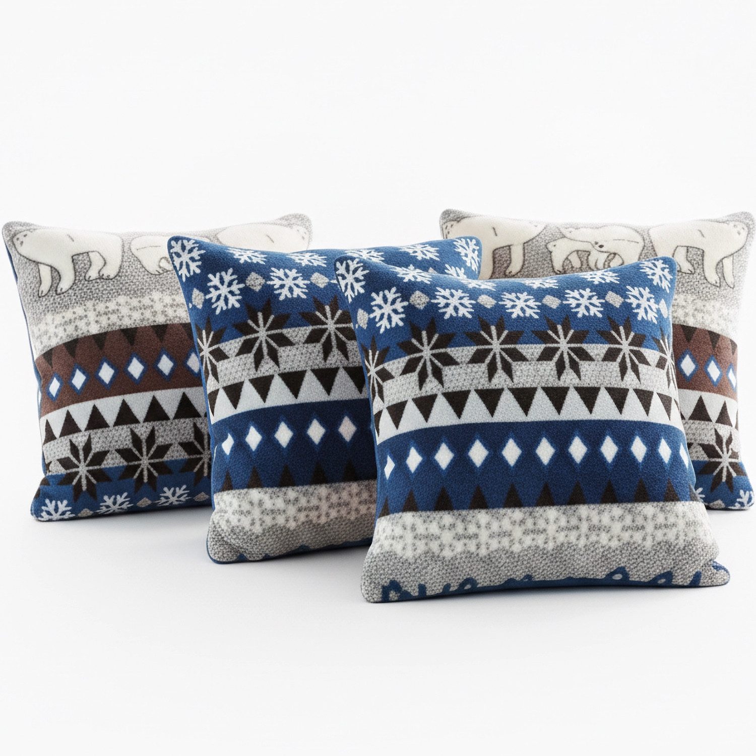 NYVI Dekokissen Dekokissen Kissenbezug CozyBear 40x40 cm für Weihnachten, S günstig online kaufen
