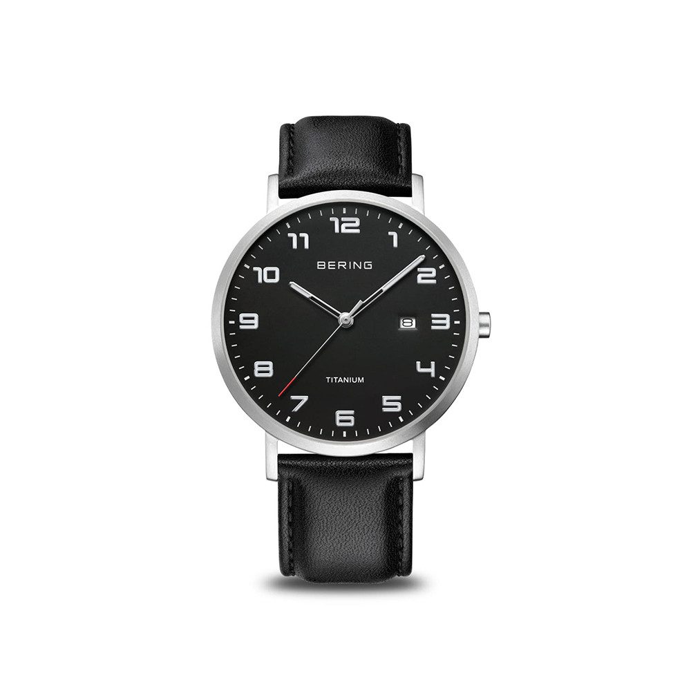 Bering Quarzuhr Bering Titanium silber gebürstet 18640-402 18640-402, Bering Titanium silber gebürstet 18640-402