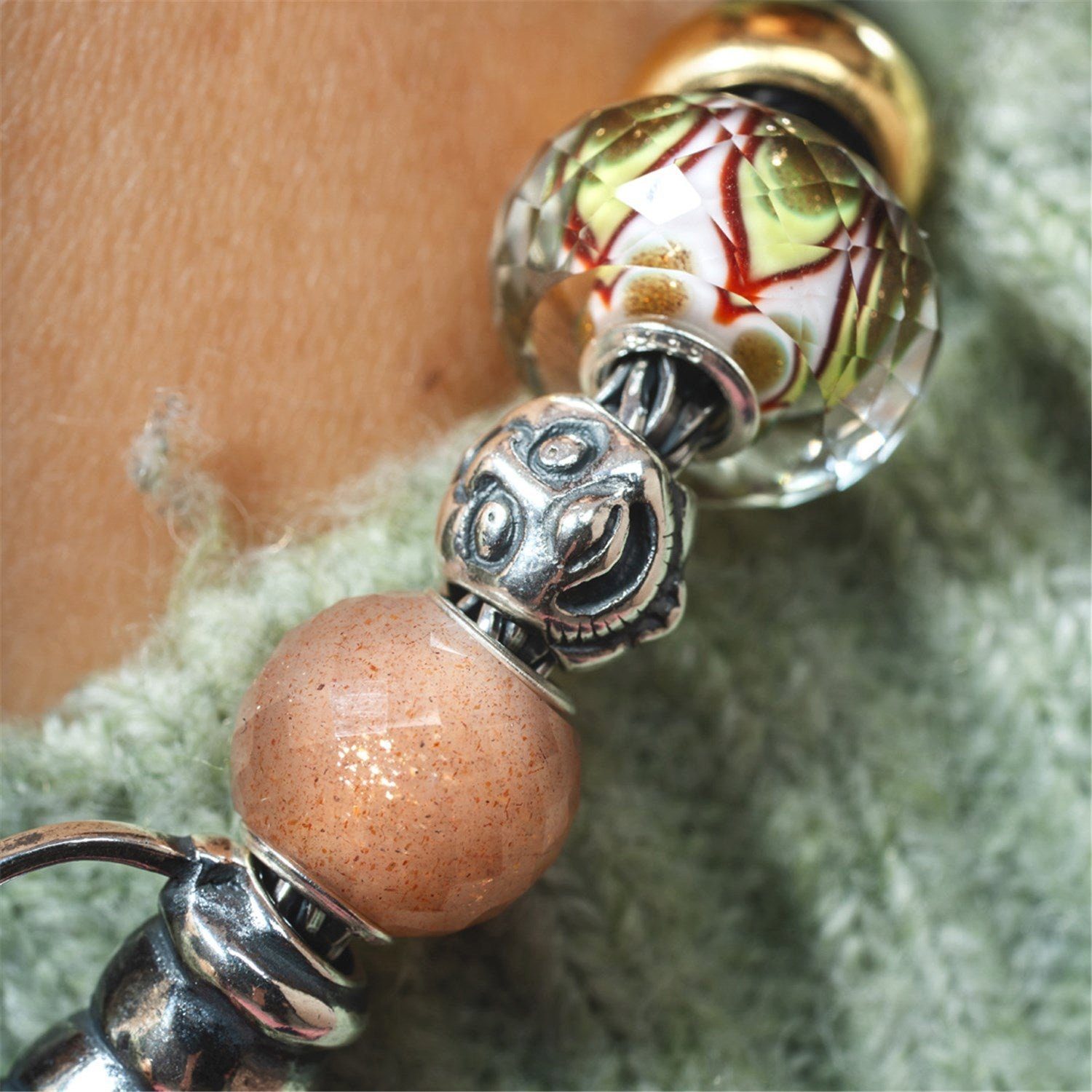 TGLBE-30103 in Symphonie Bead Trollbeads Grün,