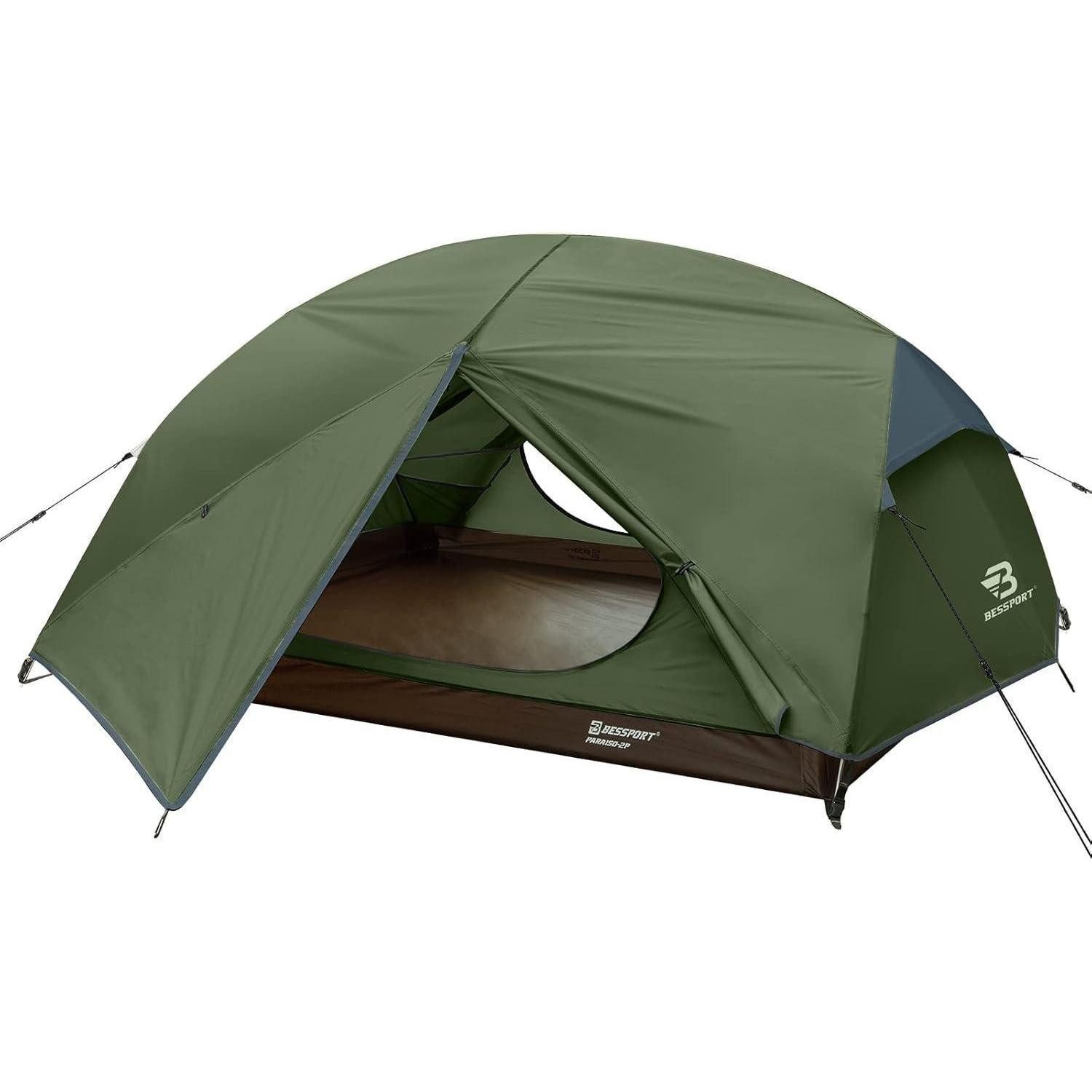 Kuppelzelt Camping Zelt 2/3 Personen Ultraleicht wasserdicht belüftet 4