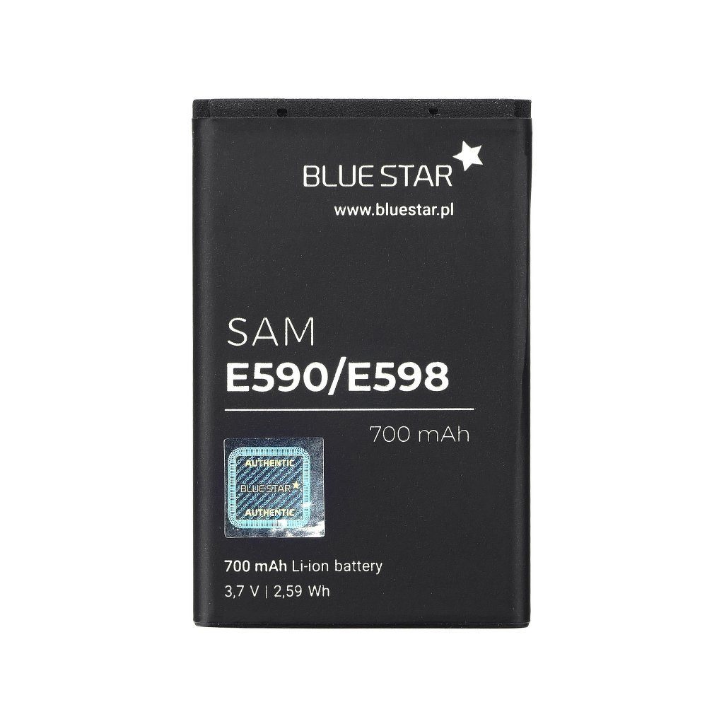 BlueStar Bluestar Akku Ersatz kompatibel mit Samsung E330 / E338 700 mAh Austausch Batterie Accu BST2927SE Smartphone-Akku
