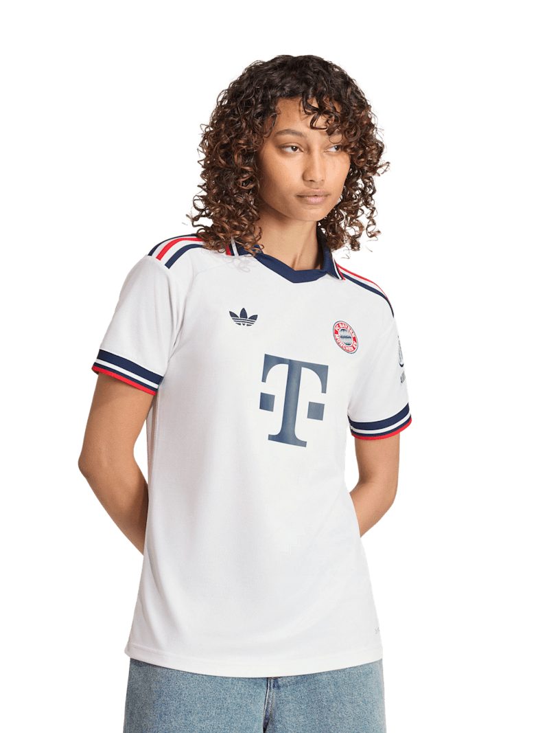 adidas Performance Fußballtrikot FC Bayern München, Trikot Away 26-27, Damen, weiß