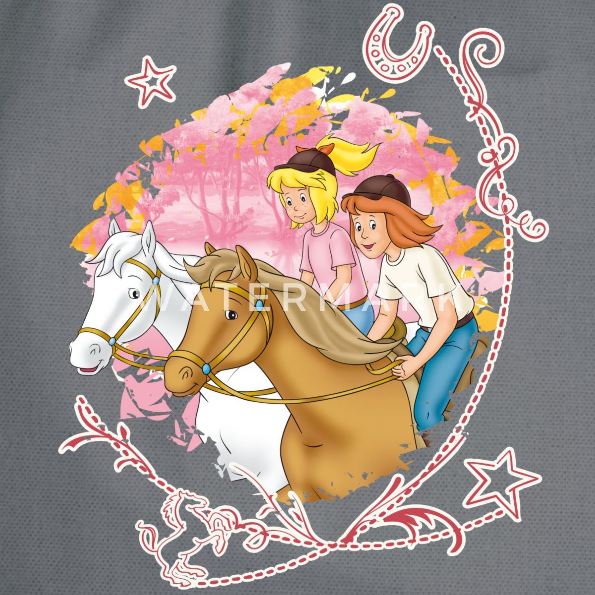Spreadshirt Turnbeutel Bibi Und Tina Wettreiten günstig online kaufen