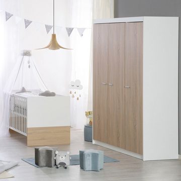 roba® Kleiderschrank Gabriella, 3-türig, Kinderkleiderschrank