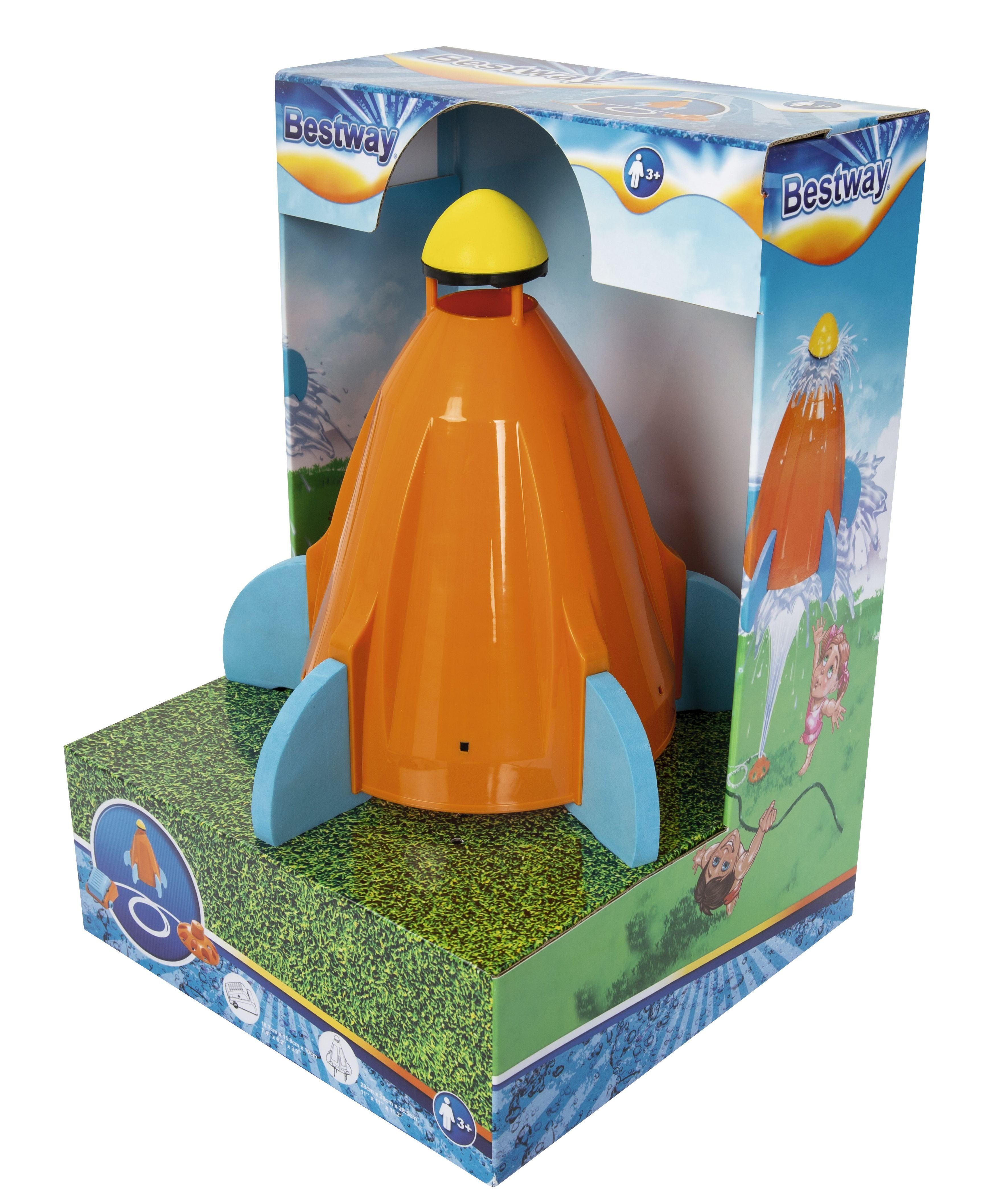 Jahren „Xtreme ab Wasserspielzeug Raketenabschusssystem 52257 3 Rocket“, Wassersprinkler BESTWAY