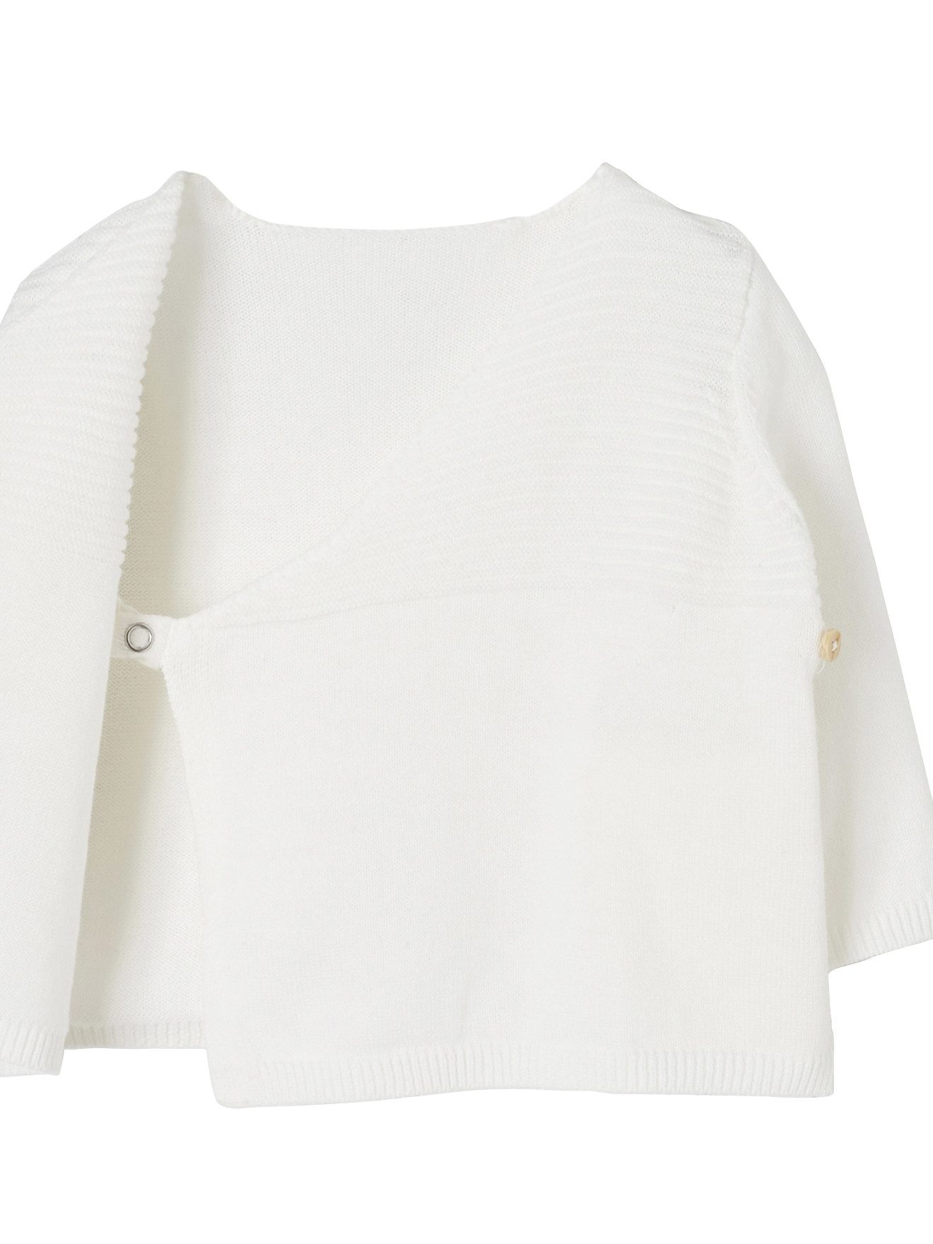 vertbaudet Cardigan Bio-Kollektion: Strickjacke für Neugeborene Wickeloeffnung