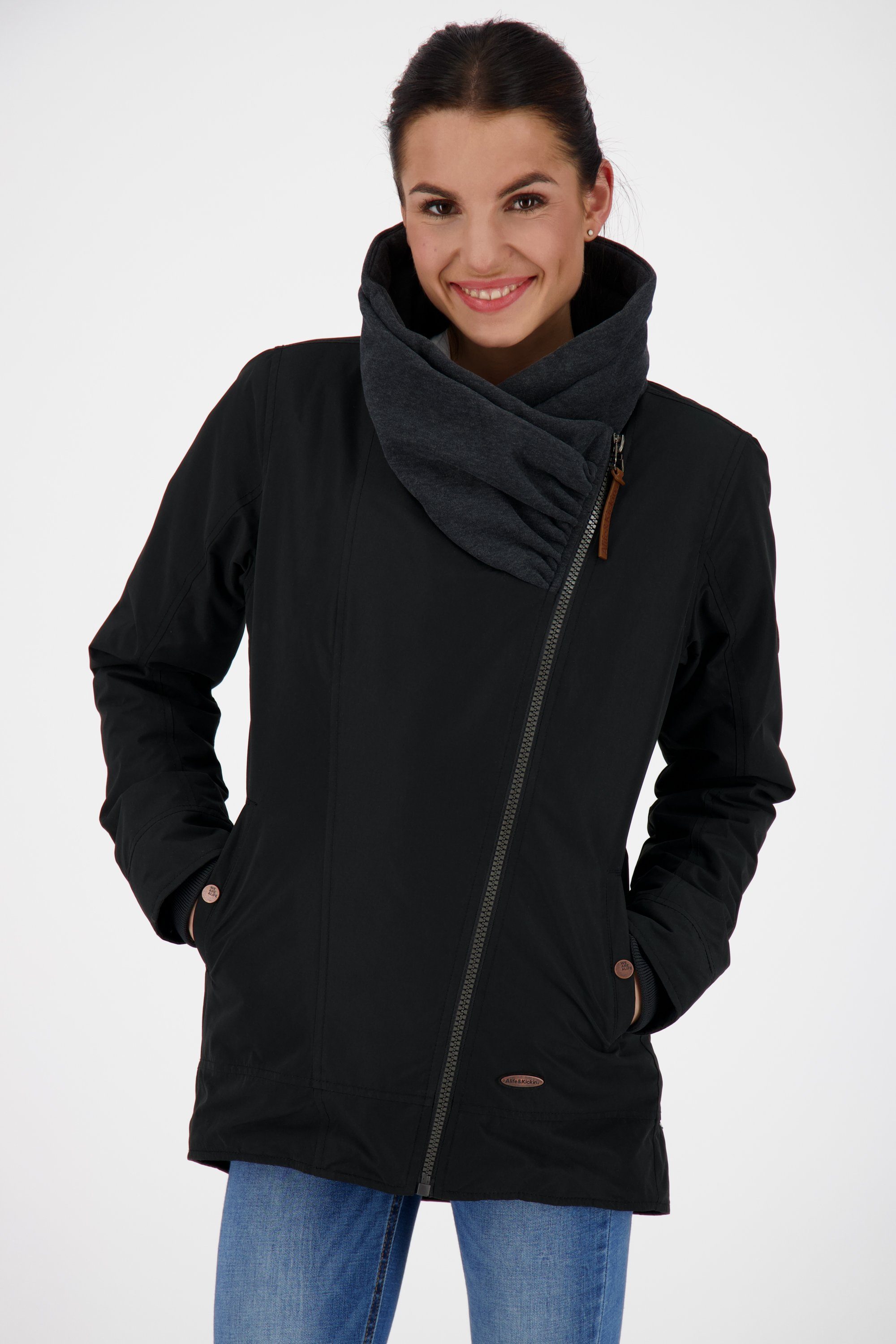 A Winterjacke, Damen Jacket Alife Winterjacke Kickin gefütterte moonless KikiAK Jacke &