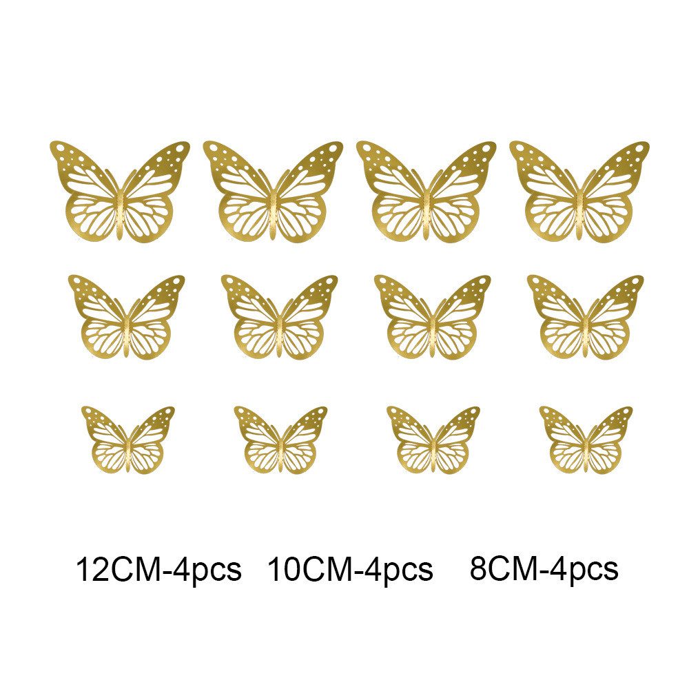 XDeer 3D-Wandtattoo 36 Stück 3D Schmetterling günstig online kaufen