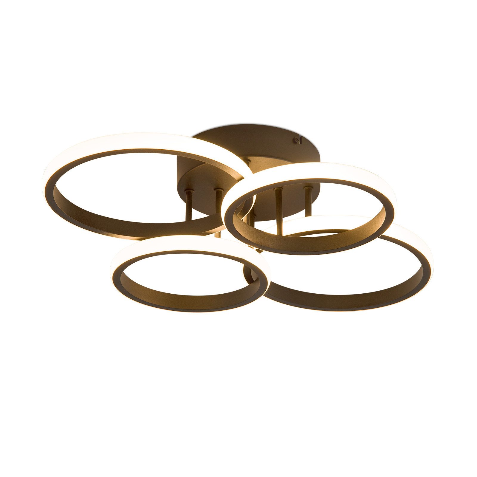 ZMH LED Deckenleuchte LED Deckenleuchte 4-Ring günstig online kaufen