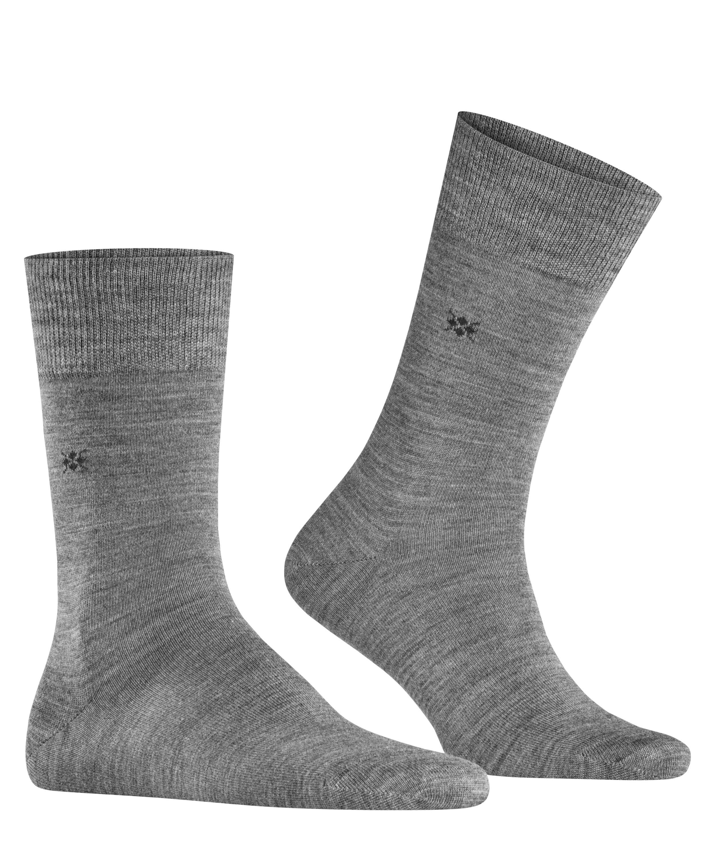 Burlington Socken Leeds (1-Paar) dark (3070) grey