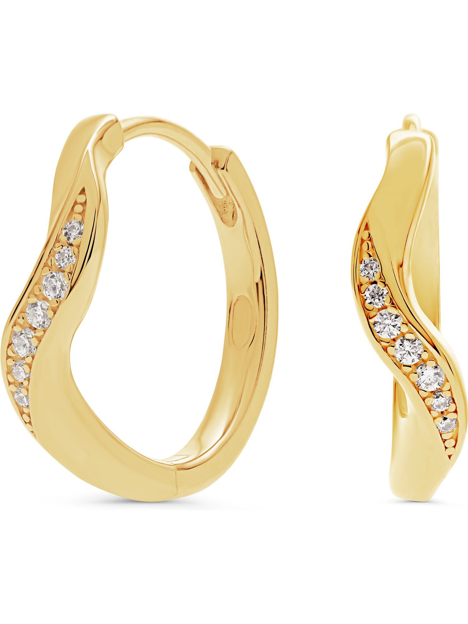 FAVS Paar Ohrhänger FAVS Damen-Ohrhänger 925er Silber