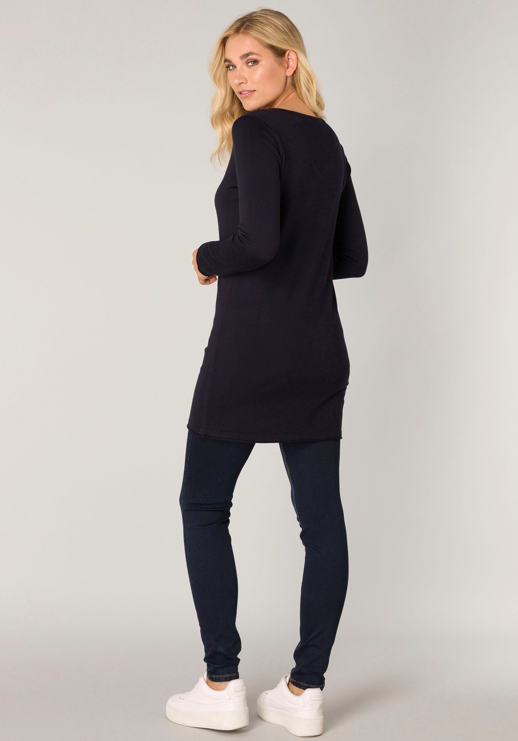 Base dark Longpullover BAS-YOLA-LONG-PULLOVER Level blue