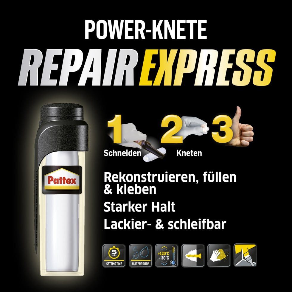 Pattex Bastelkleber Pattex Epoxidharzkleber Powerknete Repair Express