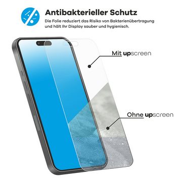 upscreen Schutzfolie für Samsung Galaxy A20, Displayschutzfolie, Folie Premium matt entspiegelt antibakteriell